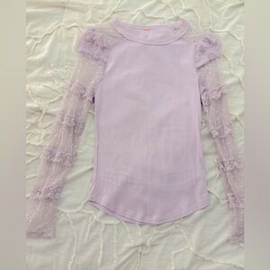 Free People Tulle top!🪻